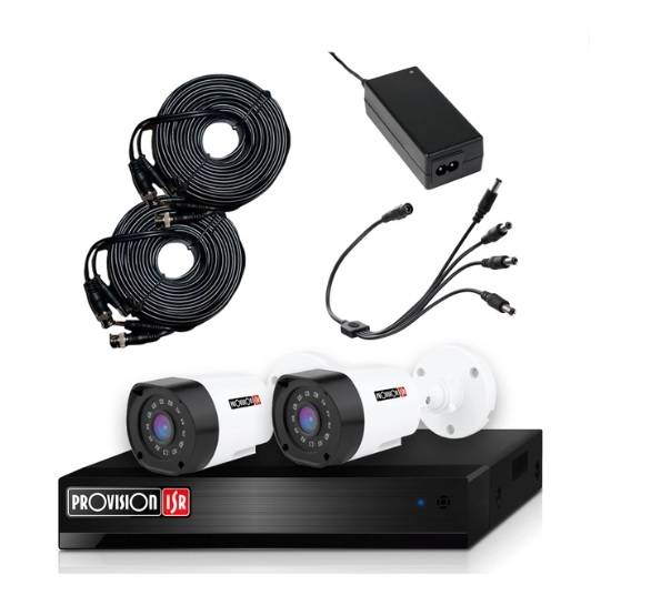 Kit de videovigilancia PROVISION-ISR PAK2LIGHTCC2MP-28
